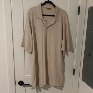 Roundtree & Yorke Men's Tan Polo Shirt